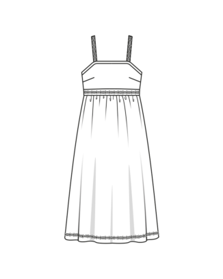 Robe midi en viscose n°101 | Burda Style 05/23