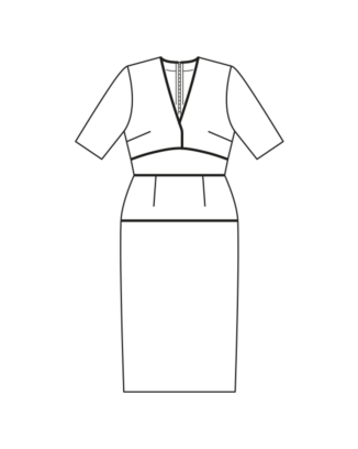 Robe en viscose mélangé n°107 | Burda Style 05/23