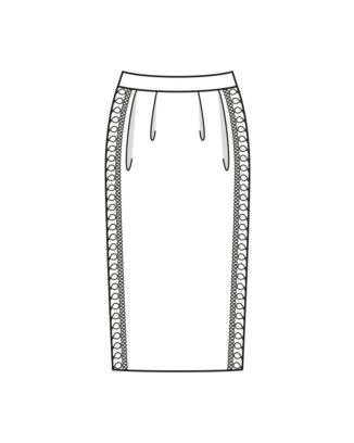 Jupe en polyester mélangé n°114 | Burda Style 05/23
