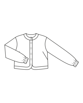 Veste en tissu bouclette n°102 | Burda Style 06/23