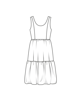 Robe en taffetas n°104 | Burda Style 06/23