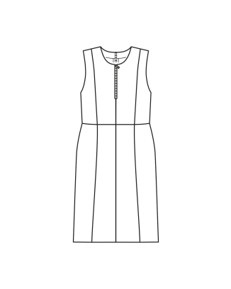 Robe droite en twill n°107 | Burda Style 06/23