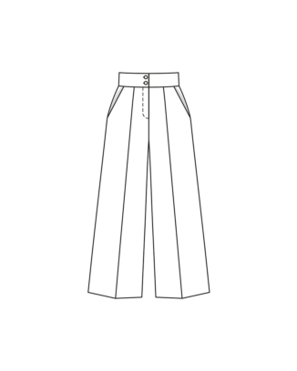 Pantalon en lin n°108 | Burda Style 06/23