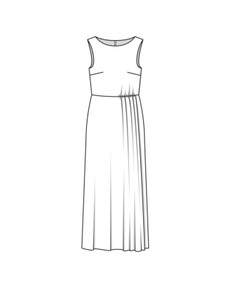 Robe du soir en tissu à paillettes n°111 | Burda Style 06/23