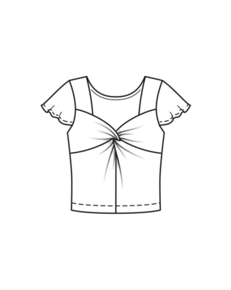 T-shirt en jersey n°122 | Burda Style 06/23
