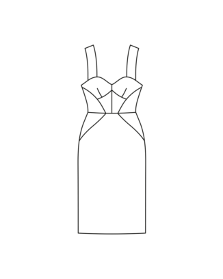 Robe à bretelles en broderie n°124 | Burda Style 06/23