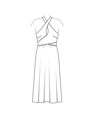 Robe longue en viscose n°127 | Burda Style 06/23