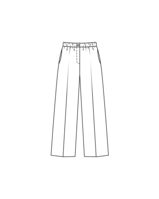 Pantalon en satin n°105 | Burda Style 08/23