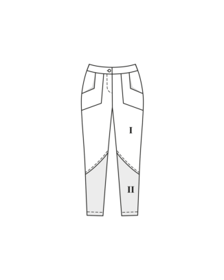 Pantalon en denim n°108 | Burda Style 09/23