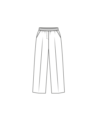 Pantalon en crêpe n°113 | Burda Style 11/23