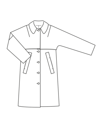 Manteau en coton  n°110 | Burda Style 12/23