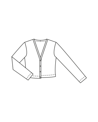 Cardigan en tricot n°118 | Burda Style 12/23