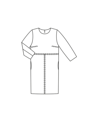 Robe en cuir synthétique n°121 | Burda Style 12/23
