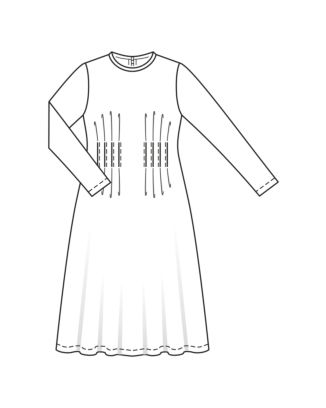 Robe en polyester n°123 | Burda Style 12/23
