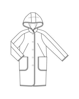 Duffle-coat en tissu duveteux n°124 | Burda Style 12/23