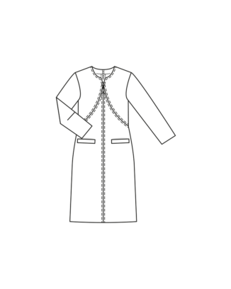 Robe étui en jersey n°128 | Burda Style 12/23