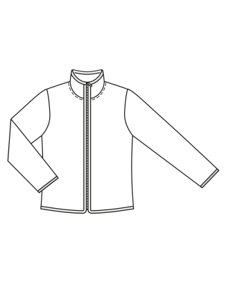 Veste en tricot pour homme en tricot n°129 | Burda Style 12/23