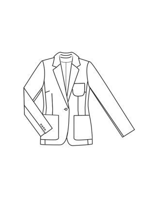 Blazer en viscose n°105 | Burda Style 03/24