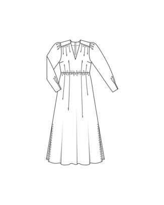 Robe en crêpe n°105 | Burda Style 04/24