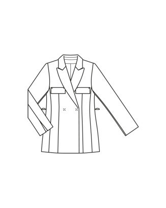 Blazer en lainage n°106 | Burda Style 04/24
