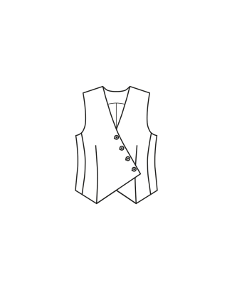 Gilet en lainage n°107 | Burda Style 04/24