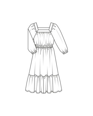 Robe en voile n°110 | Burda Style 04/24