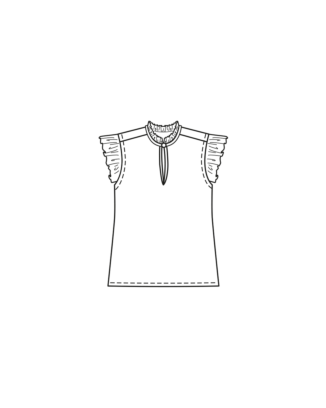 Blouse en batiste n°121 | Burda Style 04/24