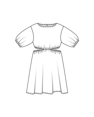 Robe en popeline n°107 | Burda Style 05/24
