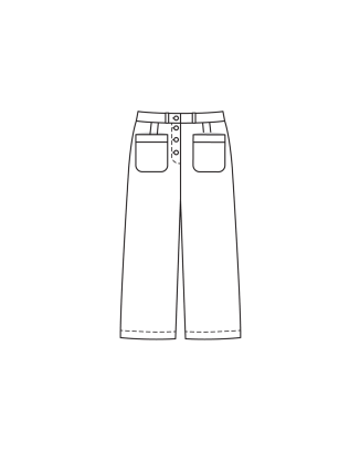 Pantalon en denim n°113 | Burda Style 05/24