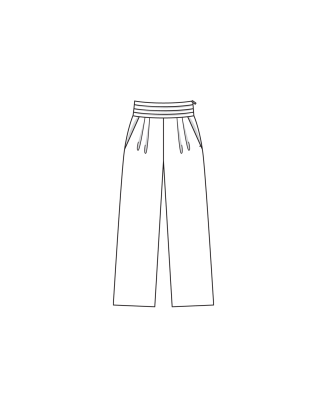 Pantalon en twill n°116 | Burda Style 05/24
