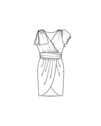 Robe en crêpe n°130 | Burda Style 05/24  best of Burda Style 09/11