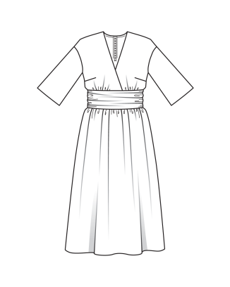 Robe en viscose n°107 | Burda Style 06/24