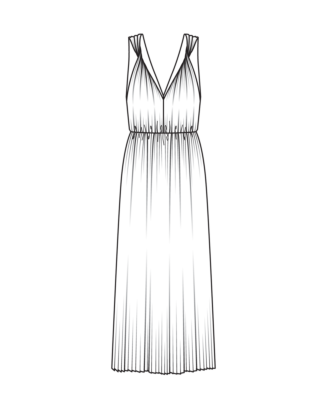 Robe en tissu mailles n°108 | Burda Style 06/24