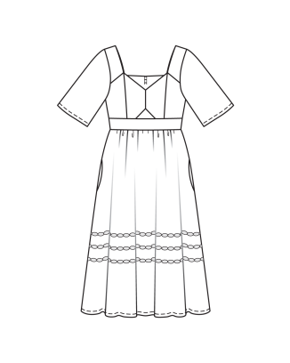 Robe en coton n°105 | Burda Style 07/24