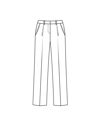 Pantalon en viscose n°128 | Burda Style 07/24 best of Burda Style 04/13