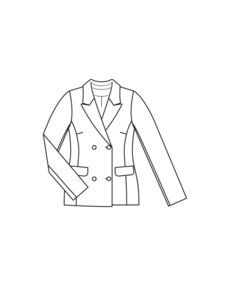 Blazer en lainage n°124 | Burda Style 09/24 best of Burda Style 11/20