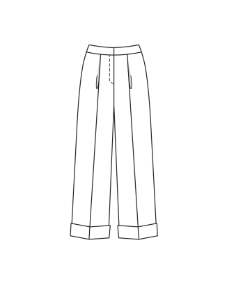 Pantalon en lainage n°125 | Burda Style 09/24 best of Burda Style 11/20