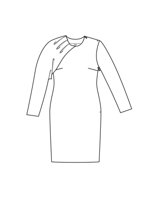 Robe en crêpe n°108 | Burda Style 10/24