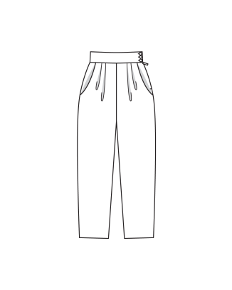 Pantalon en velours n°109 | Burda Style 10/24