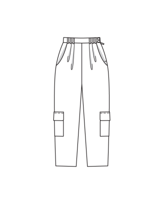 Pantalon en lainage n°110 | Burda Style 10/24