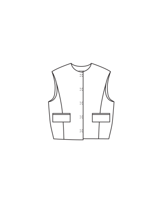 Gilet en lainage n°112 | Burda Style 10/24