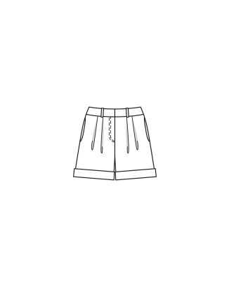 Short en jacquard n°130 | Burda Style 10/24 best of Burda Style 09/21