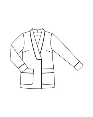 Veste en lainage n°122 | Burda Style 11/24 best of Burda Style 12/20