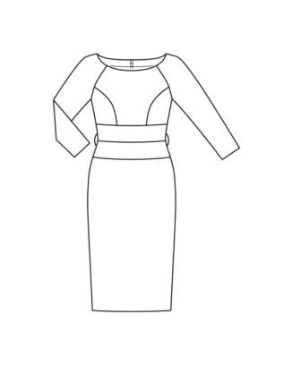 Robe en jacquard n°124 | Burda Style 11/24 best of Burda Style 11/19