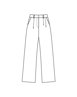 Pantalon en lainage n°104 | Burda Style 12/24