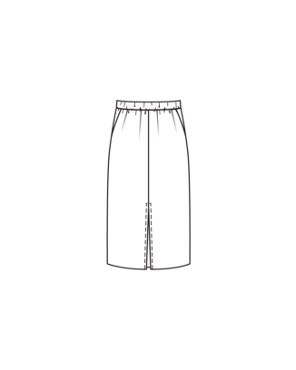 Jupe en velours côtelé n°101 | Burda Style 01/25