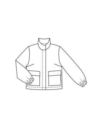 Veste en polyester n°103 | Burda Style 01/25