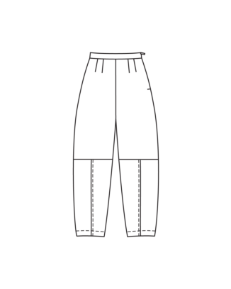 Pantalon en cuir synthétique n°113 | Burda Style 01/25