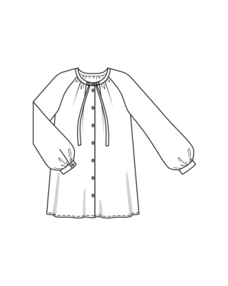 Blouse en viscose n°117 | Burda Style 01/25
