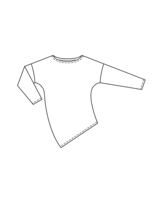 Top en jersey n°123 | Burda Style 01/25 best of Burda Style 01/19